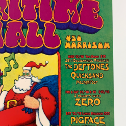 Dave Huckins MHP 54 December Santa Clause - 1998 Poster Maritime Hall San Fran 1st 11 Dave Huckins MHP 54 December Santa Clause - 1998 Poster Maritime Hall San Fran 1st