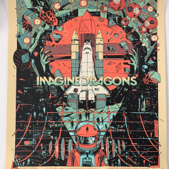 Imagine Dragons - 2018 Tyler Stout Poster Saratoga, Hartford, Syracuse