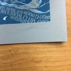 Icollide - 2006 Aaron Horkey Poster Minneapolis, MN Triple Rock Social Club