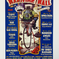 Dave Huckins MHP 48 July - 1998 Poster Maritime Hall San Fran 1st Gig Posters