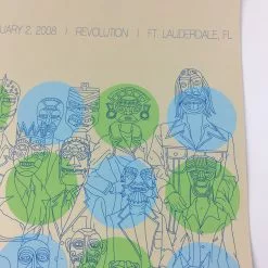 Ween - 2008 Todd Slater Poster Fort Lauderdale, FL Revolution Theater Gig Posters