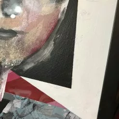 Untitled 15 - 2016 Collin Van Der Sluijs Original Painting FRAMED Signed