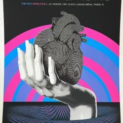 The Silent Giants The Black Keys - 2014 The Silant Giants Poster Tampa Amalie Arena Gig Posters