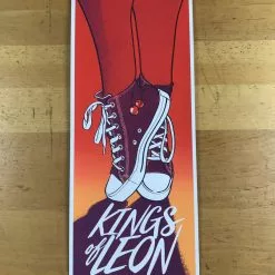 Kings Of Leon - 2017 Joshua Budich Poster Dallas, TX Starpress Pavilion Gig Posters