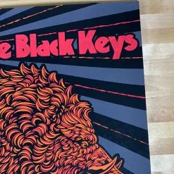 The Black Keys - 2019 Todd Slater Poster Houston, TX Toyota Center