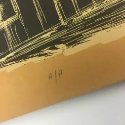 Art Prints Reconstructed Barn Owl - 2013 Dan Grzeca Poster Art Print Burnt Orange