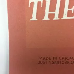 Walk The Moon - 2015 Justin Santora Poster Philadelphia, PA Theatre Of The Livin Gig Posters