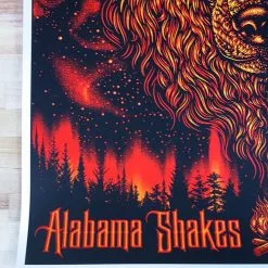 Alabama Shakes - 2017 Todd Slater Poster Portland, ME Thompson's 13 Alabama Shakes - 2017 Todd Slater Poster Portland, ME Thompson's