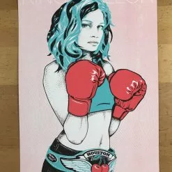 Kings Of Leon - 2017 Kate Crosgrove Poster Houston, TX Boxer Boxing
