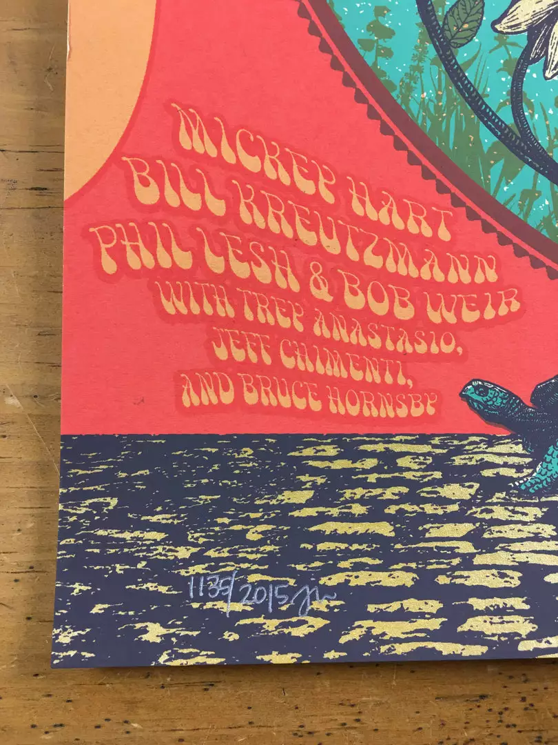 Grateful Dead/Fare Thee Well - 2015 Status Serigraph Poster Santa Clara, CA Levi 8 Grateful Dead/Fare Thee Well - 2015 Status Serigraph Poster Santa Clara, CA Levi