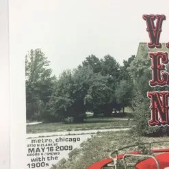 The Vaselines - 2009 Dan MacAdam Crosshair Poster Chicago, IL Metro