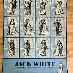 Jack White - 2012 Rob Jones Poster European Tour