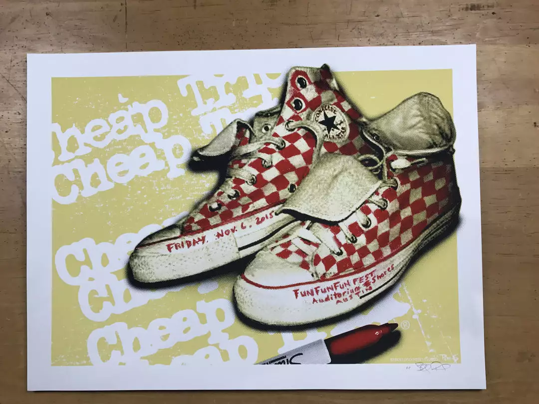 Cheap Trick - 2015 Billy Perkins Poster Austin Texas Gig Posters 4 Cheap Trick - 2015 Billy Perkins Poster Austin Texas Gig Posters