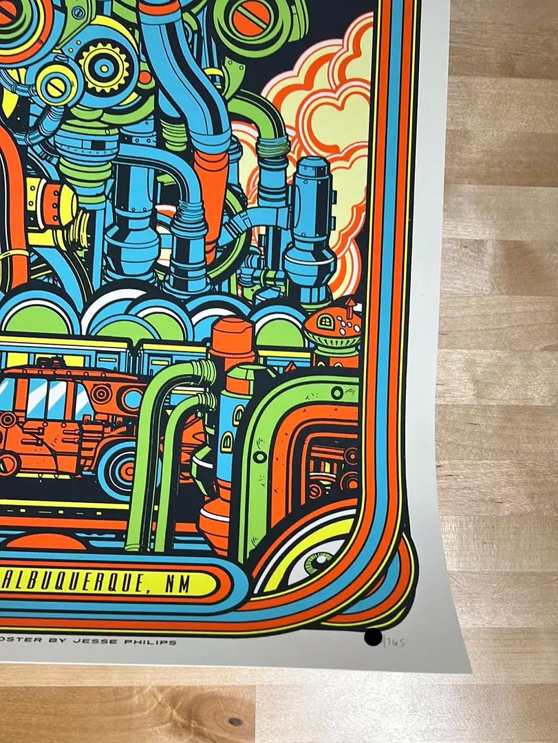 Dave Matthews Band - 2021 Jesse Philips Poster Albuquerque, NM 7 Dave Matthews Band - 2021 Jesse Philips Poster Albuquerque, NM