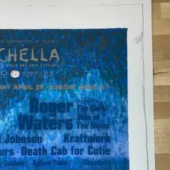 Coachella - 2008 Paul Cutler Promo Poster Indio, CA Prince 1st Ed Lineup