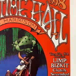 Dave Huckins MHP 44 March - 1998 Poster Maritime Hall San Fran 1st