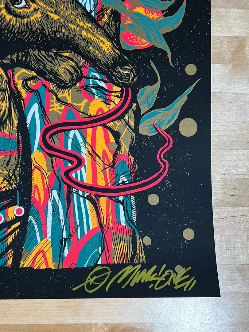 Dave Matthews Band - 2021 Munk One Poster Irvine, CA Blue Variant 7 Dave Matthews Band - 2021 Munk One Poster Irvine, CA Blue Variant