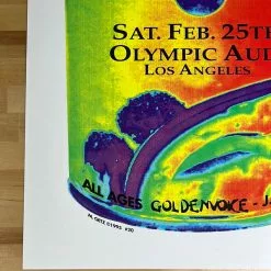 Megadeth - 1995 Matt Getz Poster Los Angeles, CA Del Mar Gig Posters