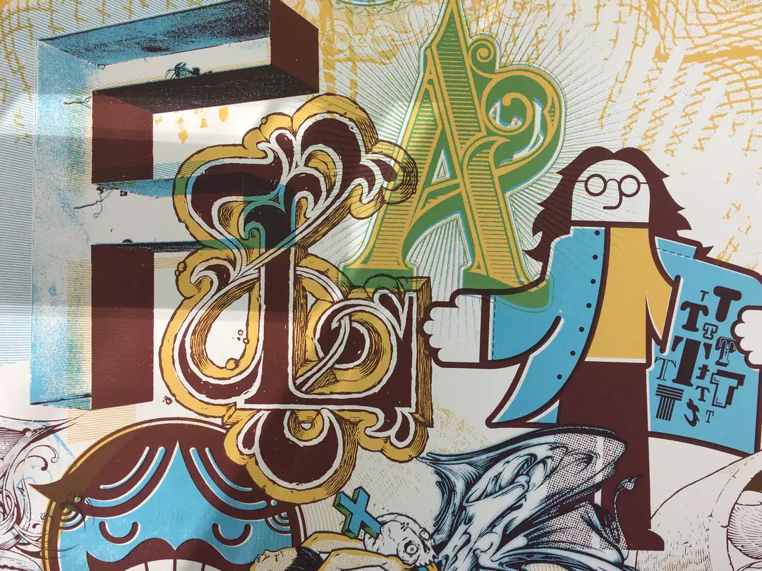 Gig Posters Flatstock 08 - 2006 Aaron Horkey Poster Austin, TX Austin Convention Center 4 Gig Posters Flatstock 08 - 2006 Aaron Horkey Poster Austin, TX Austin Convention Center