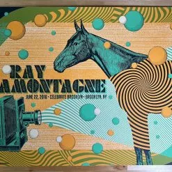 Gig Posters Ray LaMontagne - 2016 Status Serigraph Poster Brooklyn, NY 9 Gig Posters Ray LaMontagne - 2016 Status Serigraph Poster Brooklyn, NY