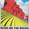 Colorado Zedd On The Rocks - 2019 Luke McGarry Poster Red Rocks, Morrison, CO