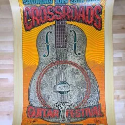 Crossroads Guitar Festival - 2007 Chuck Sperry Guitar Poster, Eric Clapton