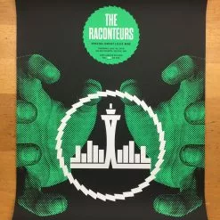 Draper Design Co. The Raconteurs - 2019 Draplin Design Co. Poster Seattle, WA WaMu Theater Gig Posters