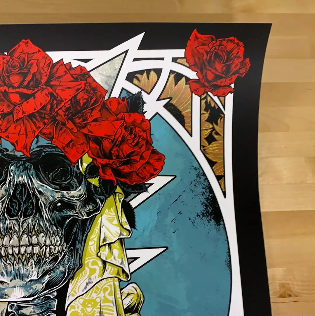 Grateful Dead - 2021 Rhys Cooper Poster Art Print 1st Ed Gig Posters 5 Grateful Dead - 2021 Rhys Cooper Poster Art Print 1st Ed Gig Posters