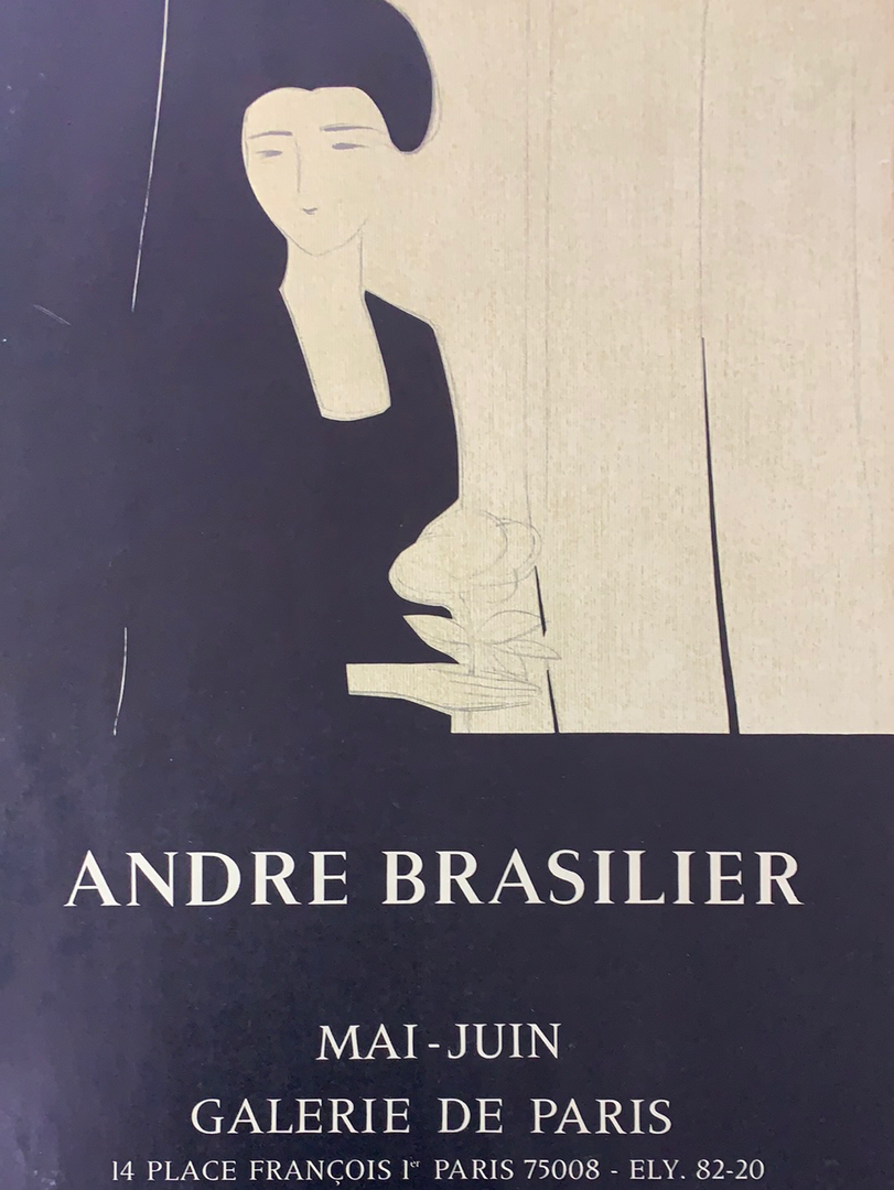 Sold Out Posters Andre Brasilier - 1970's Galerie De Paris Art Print Poster Original Vintage Art Prints 3 Sold Out Posters Andre Brasilier - 1970's Galerie De Paris Art Print Poster Original Vintage Art Prints