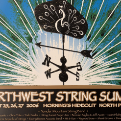 Northwest String Summit - 2006 Brian Langeliers Poster Plains, OR Horning's Hideout Gig Posters
