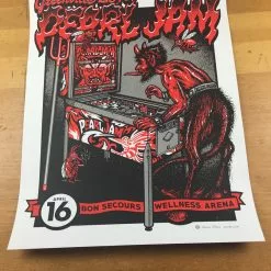 Ames Brothers Gig Posters Pearl Jam - 2016 Ames Design Poster Greenville, SC Bon Secours Wellness Arena