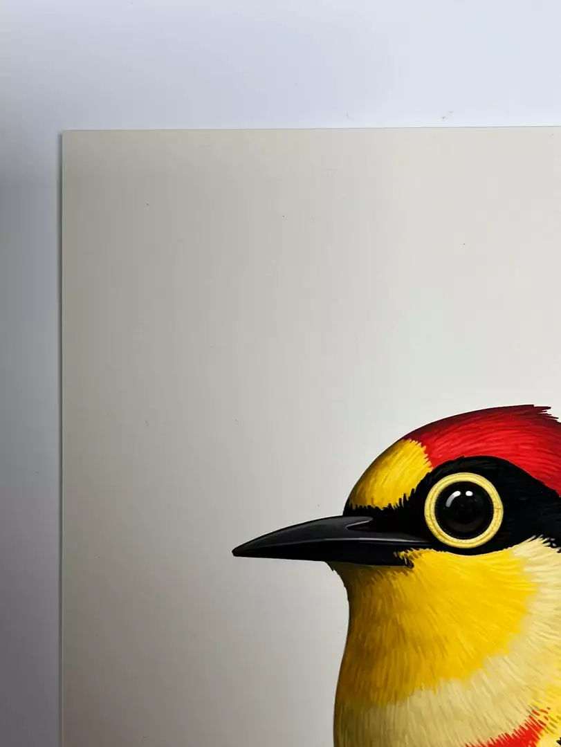 Art Prints Fat Bird - 2020 Mike Mitchell Poster Yellow Fronted Woodpecker AP 5 Art Prints Fat Bird - 2020 Mike Mitchell Poster Yellow Fronted Woodpecker AP