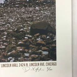 The Big Pink - 2010 Dan MacAdam Crosshair Poster Chicago, IL Lincoln Hall