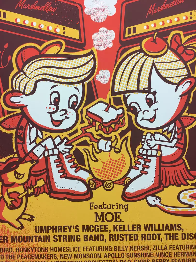 Moe. - 2006 Methane Studios Poster Chillicothe, IL Three Sisters Park Summer Cam 4 Moe. - 2006 Methane Studios Poster Chillicothe, IL Three Sisters Park Summer Cam