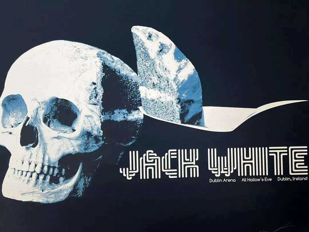 Gig Posters Jack White - 2012 Jay Shaw Poster Dublin, Ireland O2 Arena 3 Gig Posters Jack White - 2012 Jay Shaw Poster Dublin, Ireland O2 Arena