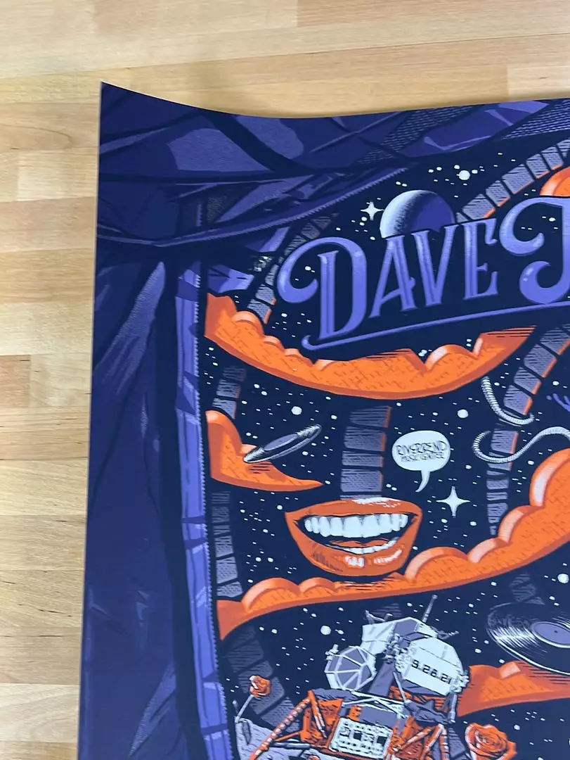 Gig Posters Dave Matthews Band - 2021 Darin Shock Poster Cincinnati, OH 5 Gig Posters Dave Matthews Band - 2021 Darin Shock Poster Cincinnati, OH