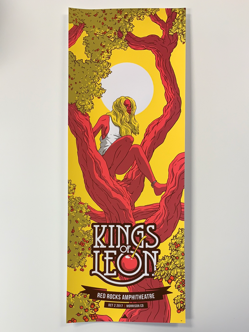 Colorado Kings Of Leon - 2017 Florey Poster Morrison, CO Red Rocks 4 Colorado Kings Of Leon - 2017 Florey Poster Morrison, CO Red Rocks