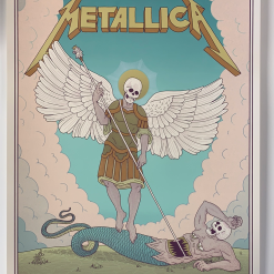 Metallica - 2019 Tyler Skaggs Poster Prague, Praha Gig Posters