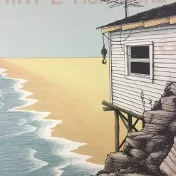 Ray LaMontagne - 2016 Justin Santora Poster Charlotte, NC Metro Credit Amphithea