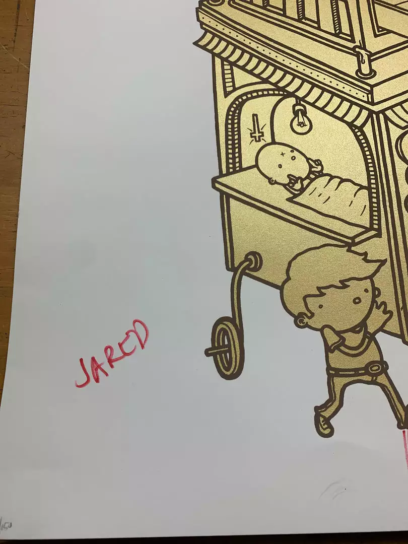 Melvins - 2007 Budai Poster St. Louis, MO Pop's Band Signed Gig Posters 6 Melvins - 2007 Budai Poster St. Louis, MO Pop's Band Signed Gig Posters