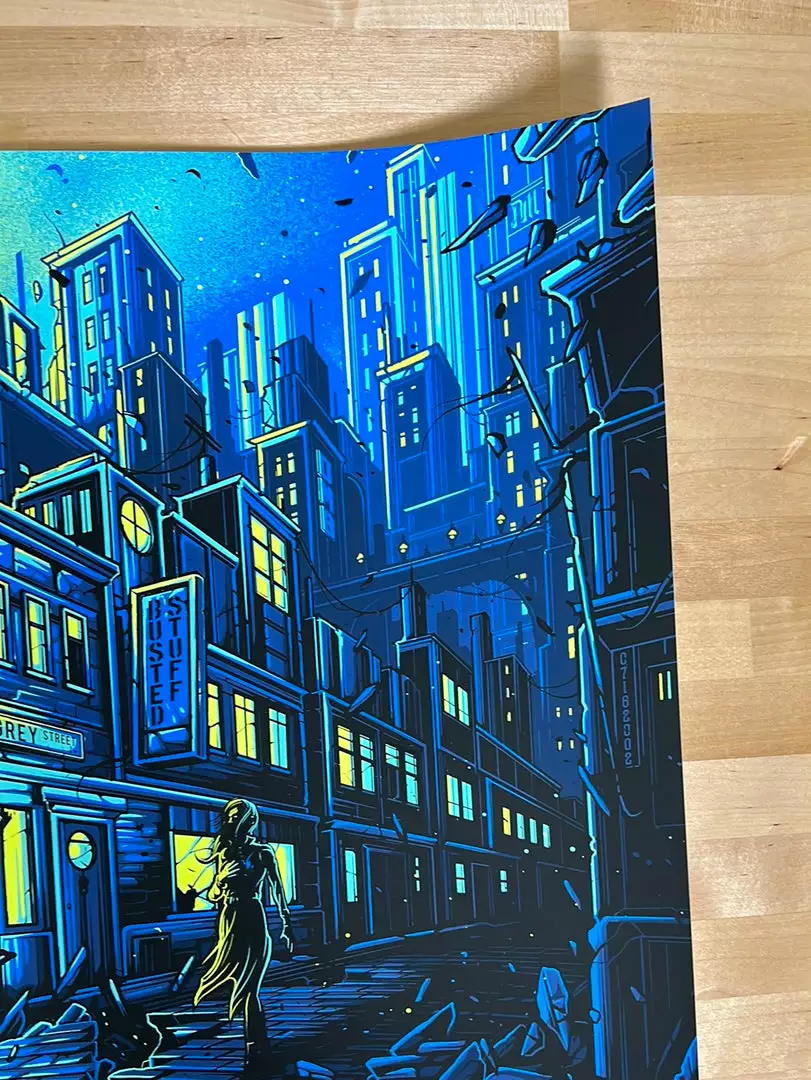 Grey Street - 2022 Dan Mumford Poster Dave Matthews Band (BLUE) 6 Grey Street - 2022 Dan Mumford Poster Dave Matthews Band (BLUE)