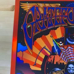 Fare Thee Well - 2015 Richard Biffle Poster Grateful Dead Chicago Soldier Field