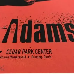 Bryan Adams - 2016 Billy Perkins Poster Cedar Park Texas Gig Posters 15 Bryan Adams - 2016 Billy Perkins Poster Cedar Park Texas Gig Posters
