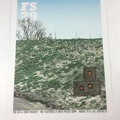 Flatstock 29 - 2011 Dan MacAdam Crosshair Poster Austin, TX Austin Convention Ce Gig Posters