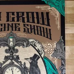 Old Crow Medicine Show - 2016 Status Serigraph Poster Nashville, TN