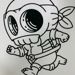 Skully III - 2020 Mike Mitchell Poster Blank Variant Print Art Prints