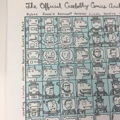 Art Prints Official Creebobby Comics Archetype Times Table - 2009 Jacob Borshard Poster Art