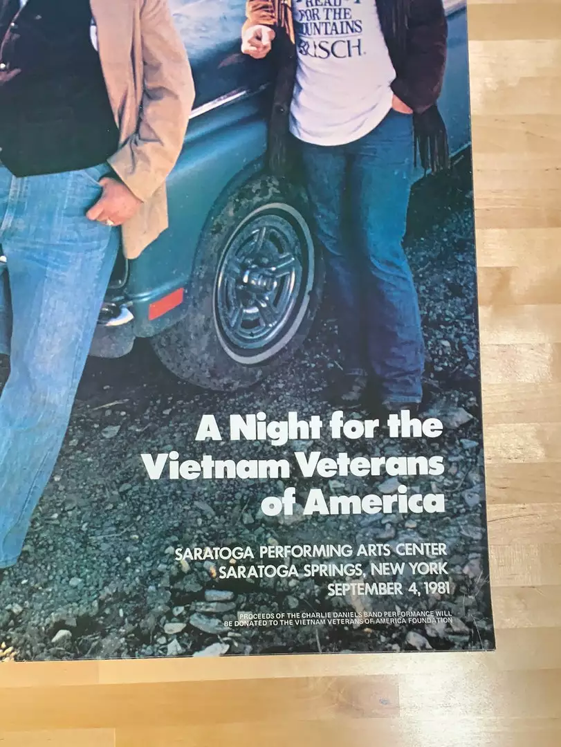 Sold Out Posters Gig Posters Charlie Daniels Band - 1981 Vietnam Veterans Poster Original Vintage 7 Sold Out Posters Gig Posters Charlie Daniels Band - 1981 Vietnam Veterans Poster Original Vintage