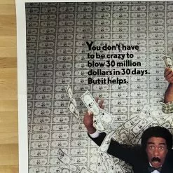 Sold Out Posters Brewsters Millions - 1984 One Sheet Movie Poster Original Vintage 27x41 Movie/TV Posters