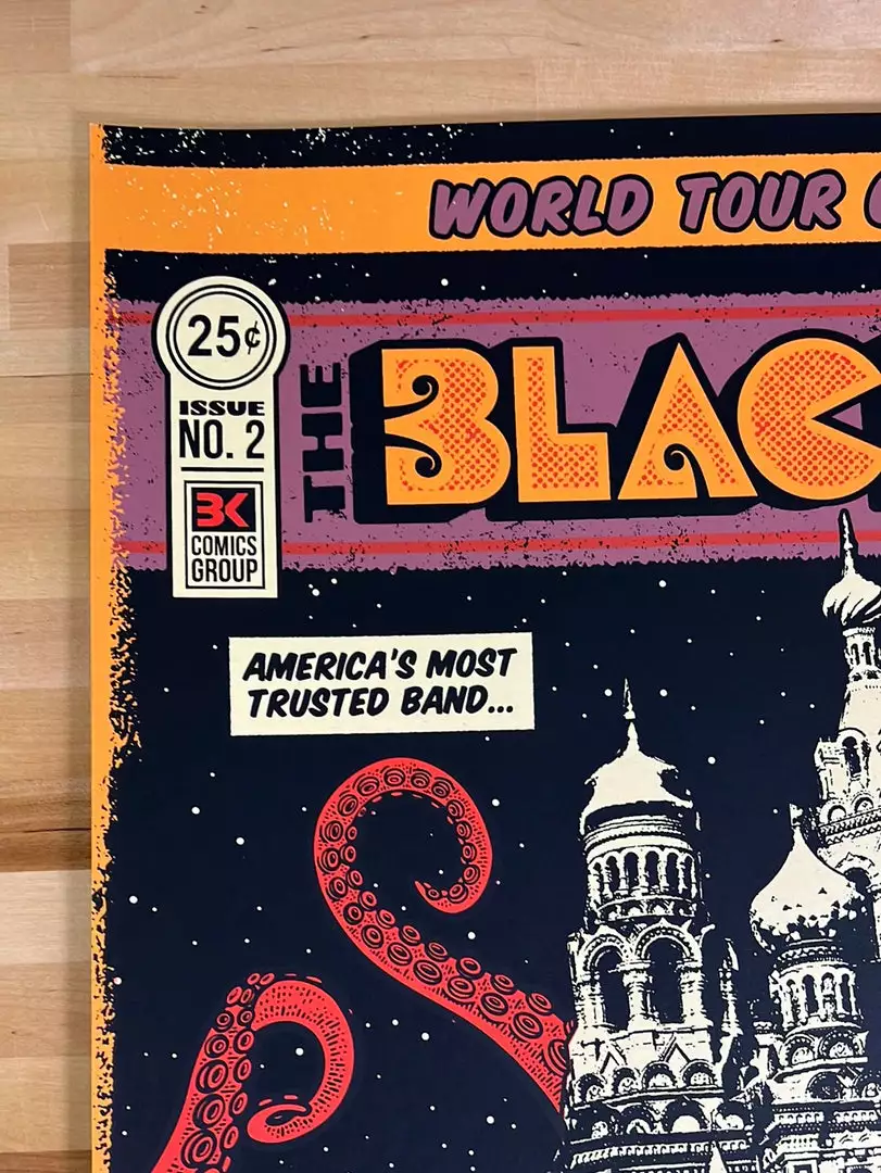 The Black Keys - 2021 Status Serigraph Poster St Petersburgh, FL Gig Posters 5 The Black Keys - 2021 Status Serigraph Poster St Petersburgh, FL Gig Posters